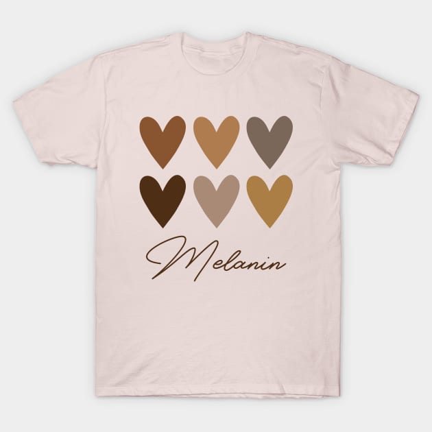 Melanin T-Shirt by Tip Top Tee's